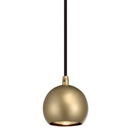 SLV 144023TK3 Light Eye Pendant GU10 7W 3 Light Track Kit Brass & Black