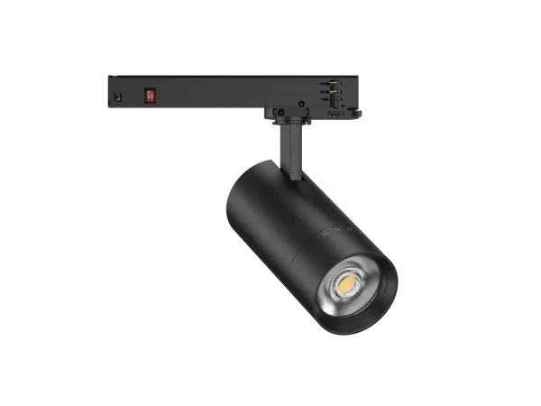 3-Circuit Track LED Spotlight Black 20/25/30/35W Selectable CCT Multi-Angle 15-60º Dimmable