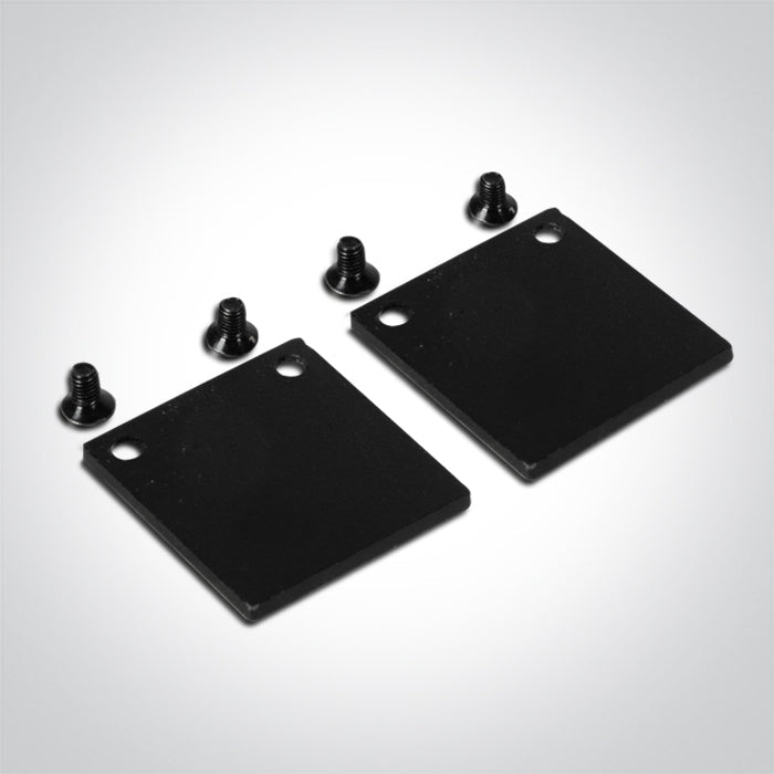 One Light 42022A/B BLACK END CAPS FOR 42001A/42002A