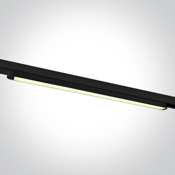 One Light 65025T/B/W BLACK LED 25W WW LINEAR TRACK LIGHT 100-240V