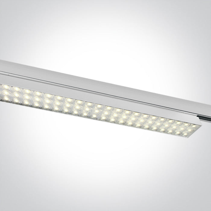 One Light 65170AT/W/C WHITE LED 30W CW LINEAR TRACK LIGHT IP20 230V