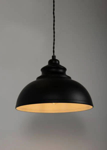 Leah Single Pendant ES/E27 Black