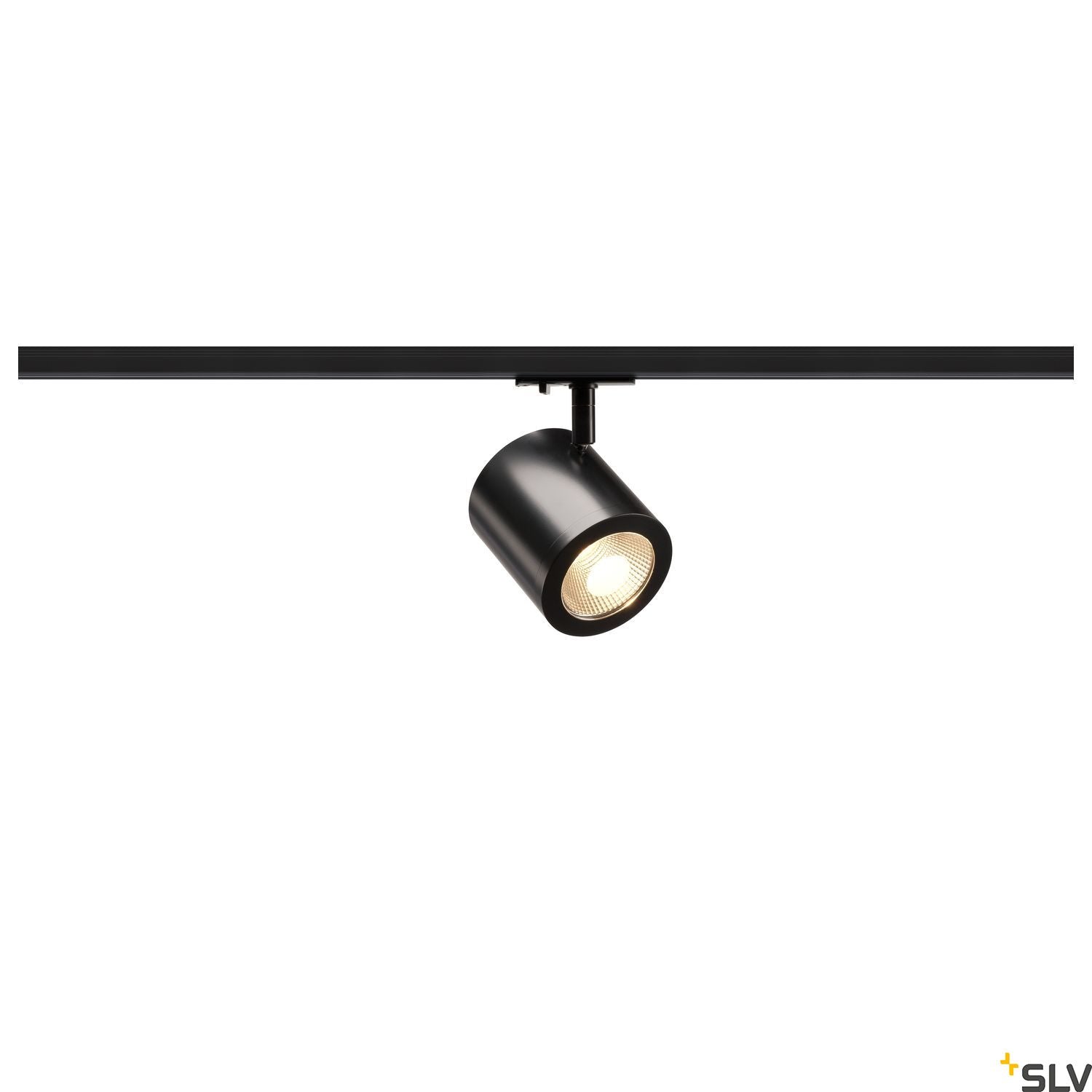 SLV ENOLA_C LED Spot for 1 circuit High-voltage Track System, 3000K, black, 35°, incl. 1 circuit adapter 1000711