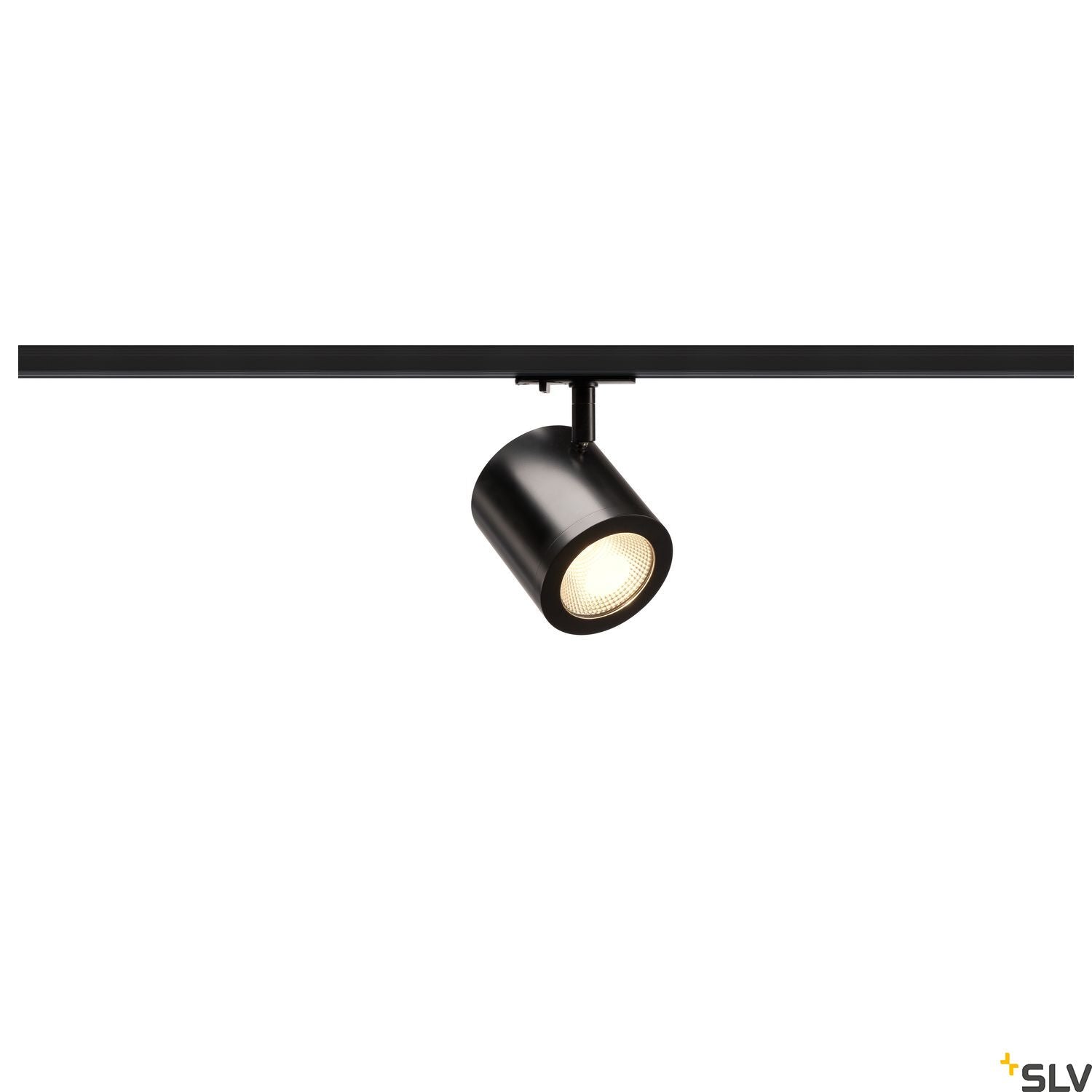 SLV ENOLA_C LED Spot for 1 circuit High-voltage Track System, 3000K, black, 55°, incl. 1 circuit adapter 1000712
