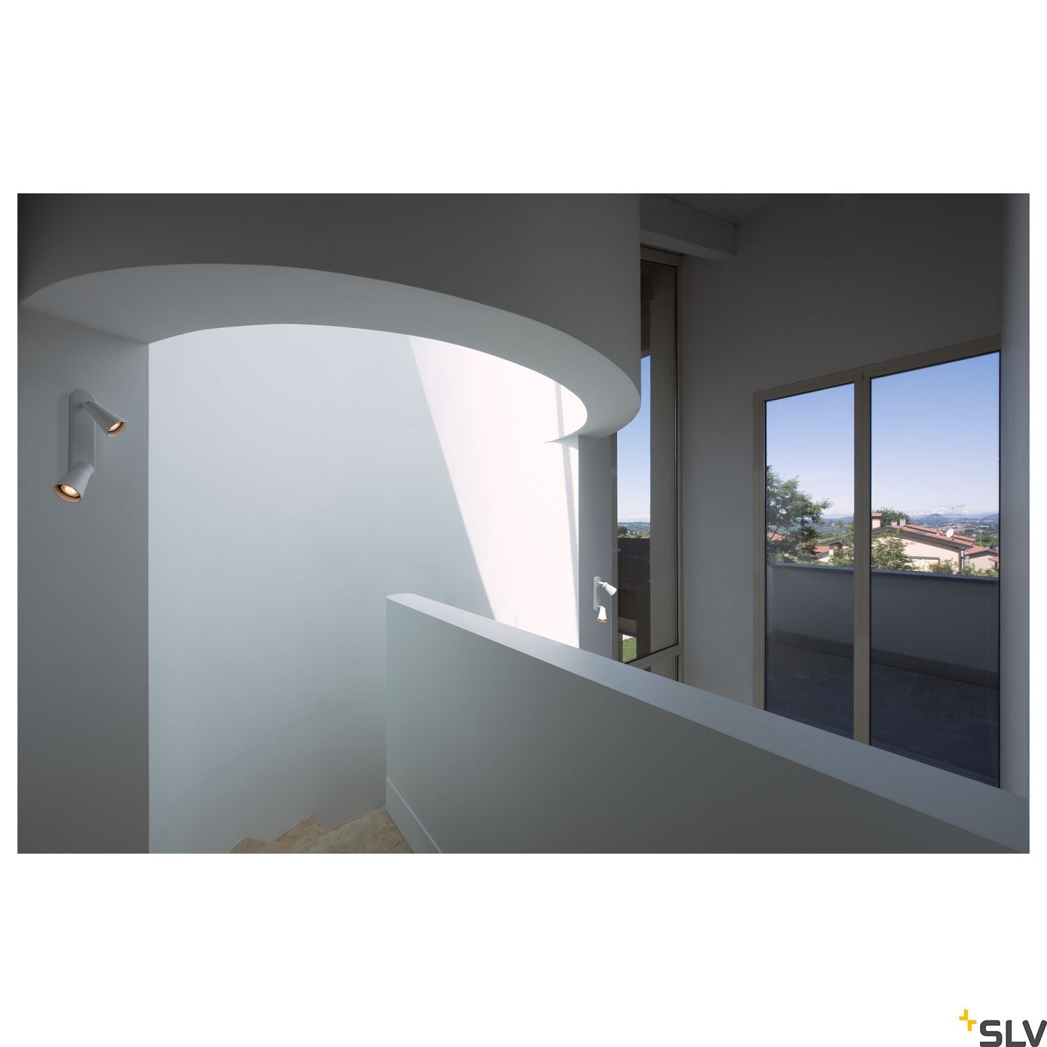 SLV AVO CW Double, Indoor surface-mounted wall and ceiling light, QPAR51, white, max. 50W 1000890