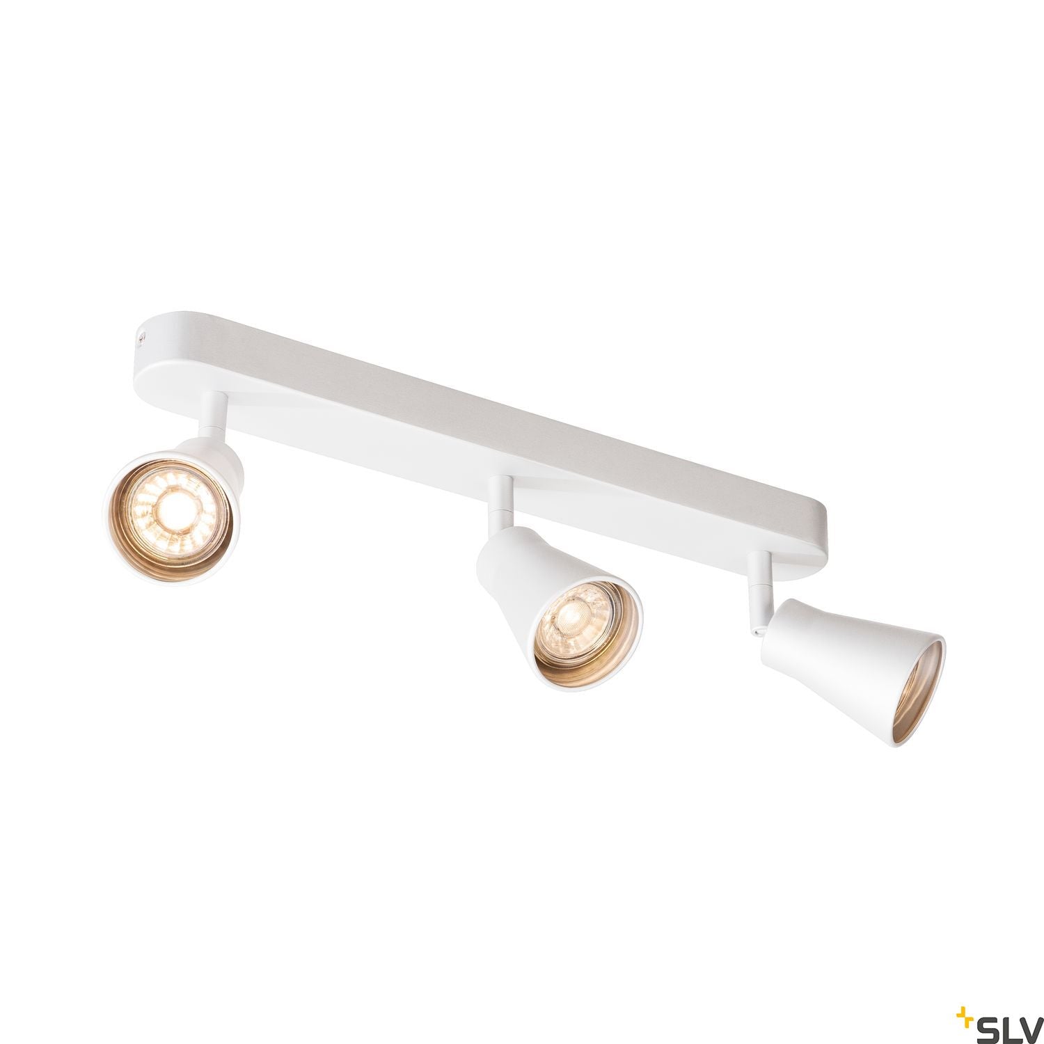 SLV AVO CW Triple, Indoor surface-mounted wall and ceiling light, QPAR51, white, max. 50W 1000893