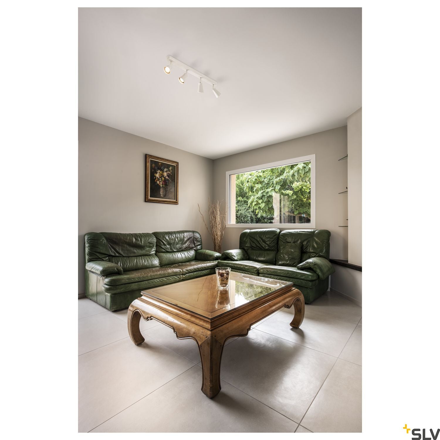 SLV AVO CW Quad, Indoor surface-mounted wall and ceiling light, QPAR51, white, max. 50W 1000896