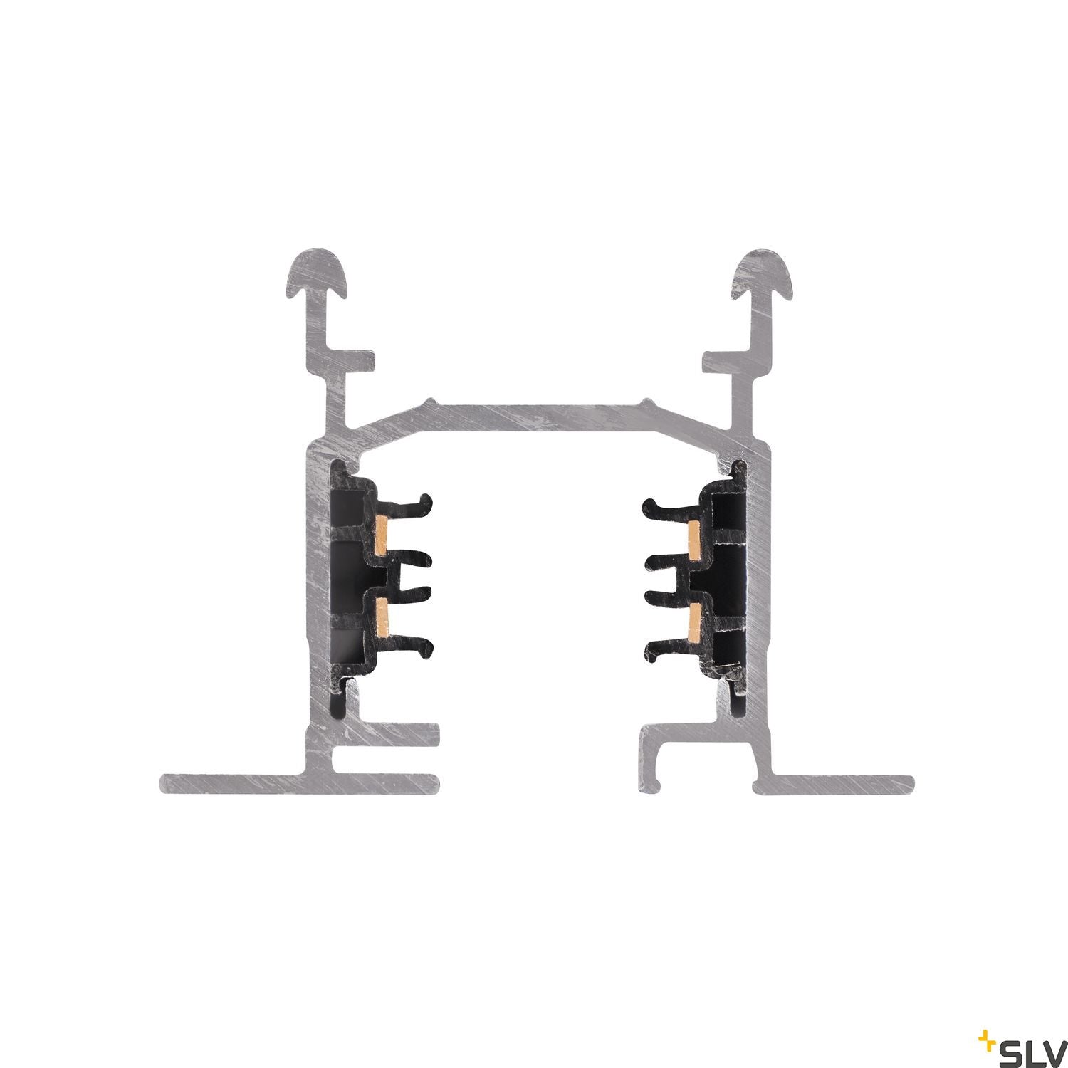 SLV EUTRAC 3-circuit recessed track, traffic white, 3m 1001532
