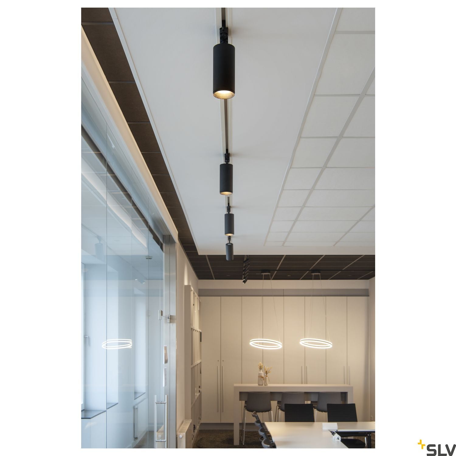 SLV 3~ NUMINOS Dimmable M system light black/black 2700K 24° 1004170