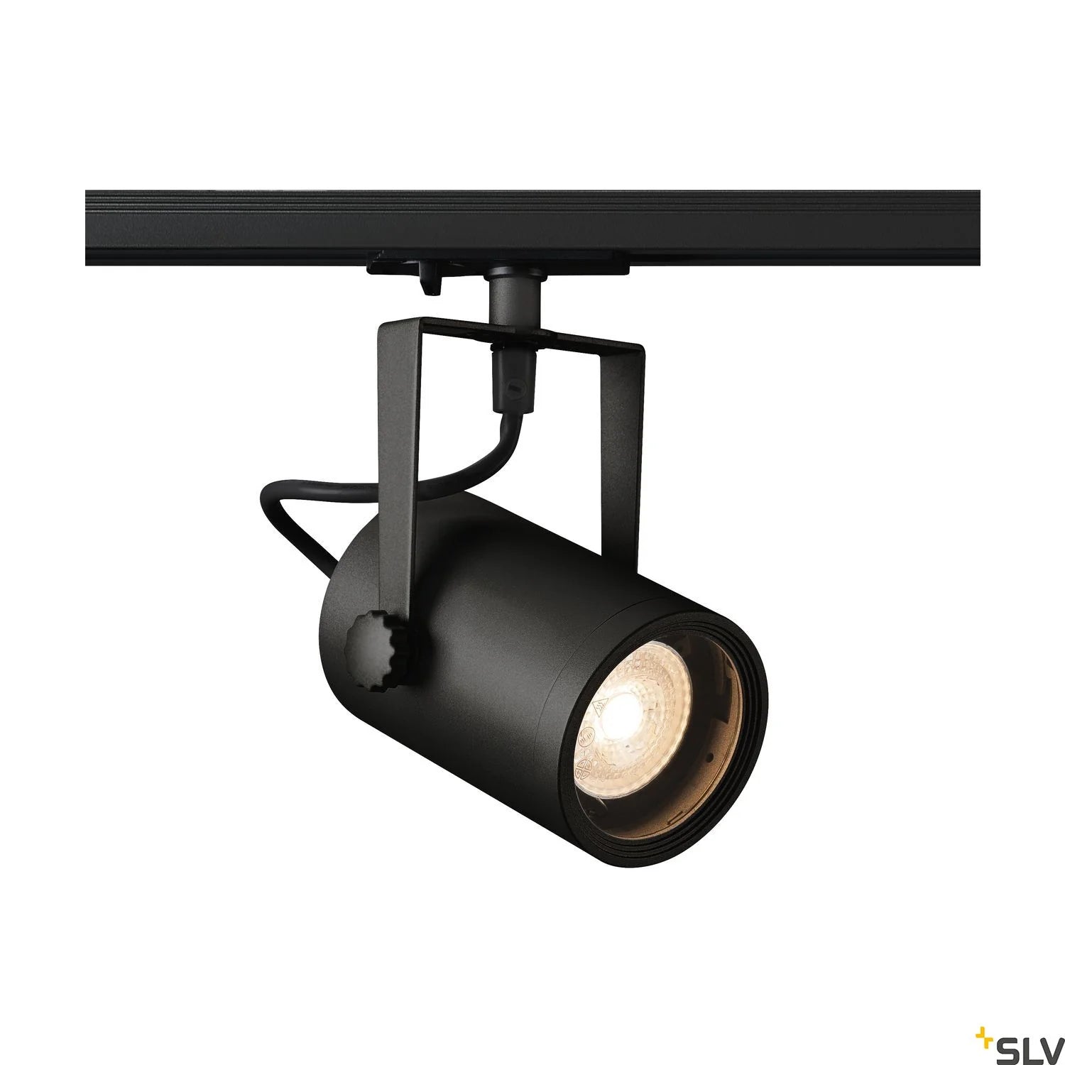 SLV EURO SPOT TRACK, black, QPAR51 25W, incl. 1-circuit adapter 1001861