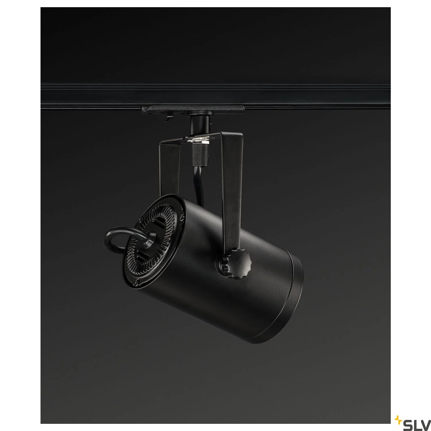 SLV EURO SPOT TRACK, black, QPAR51 25W, incl. 1-circuit adapter 1001861