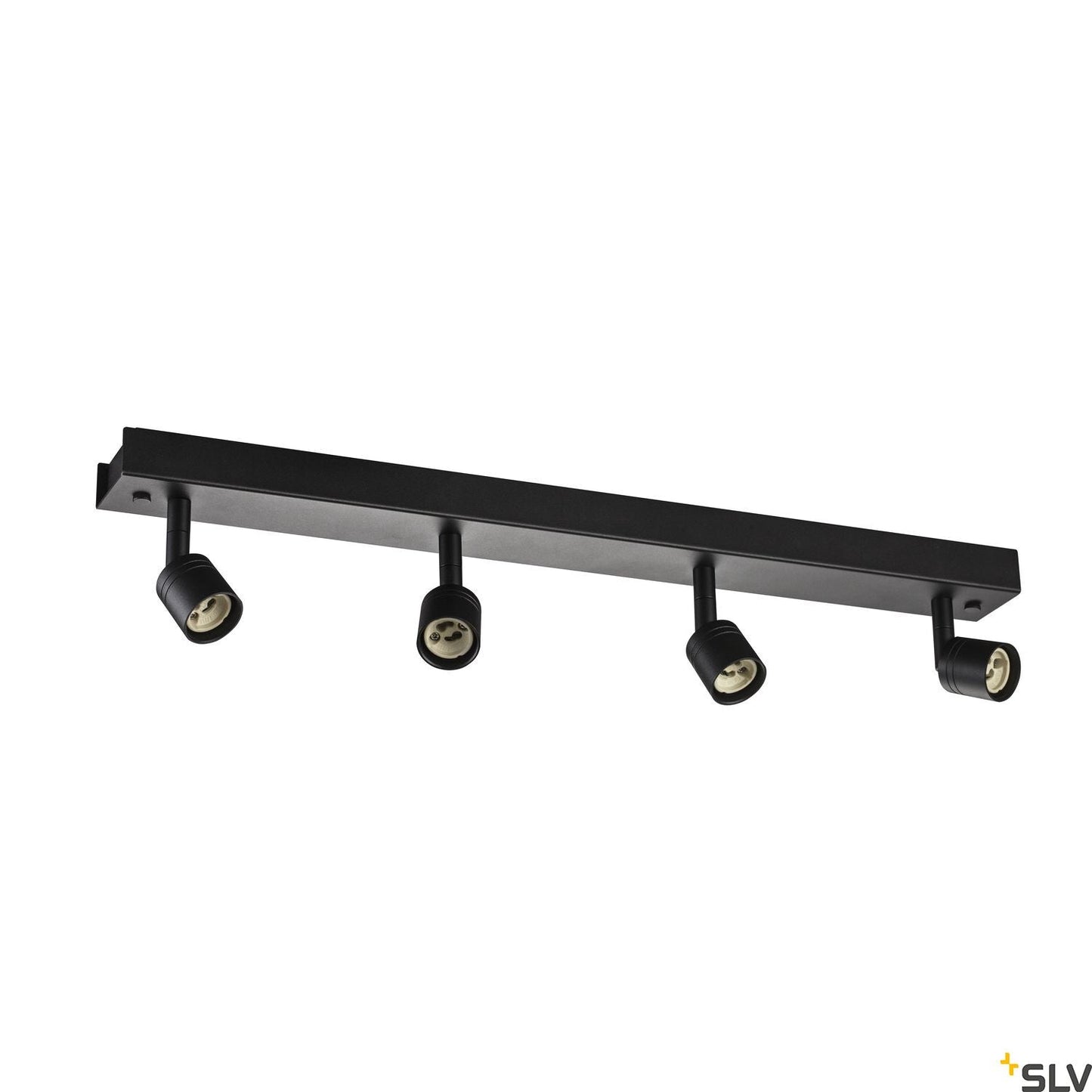 SLV PURI CW, Indoor surface-mounted wall and ceiling light, quad, QPAR51, black, 4x50W 1002029