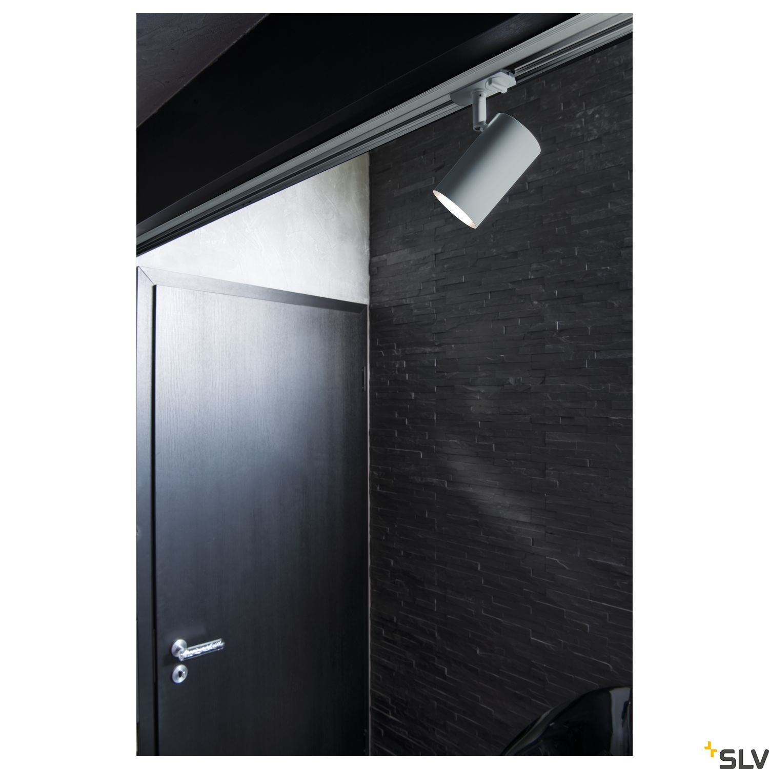 SLV ENOLA_B TRACK SPOT, QPAR51 silver-grey 50W, incl. 1-circuit adapter 1002113