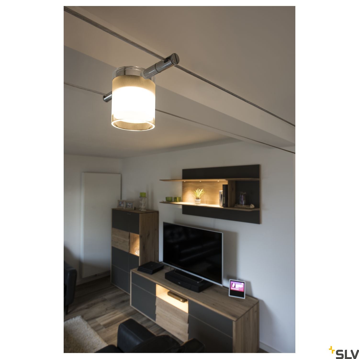 SLV COMET Grey 12v Wire Light 2700K 1002690