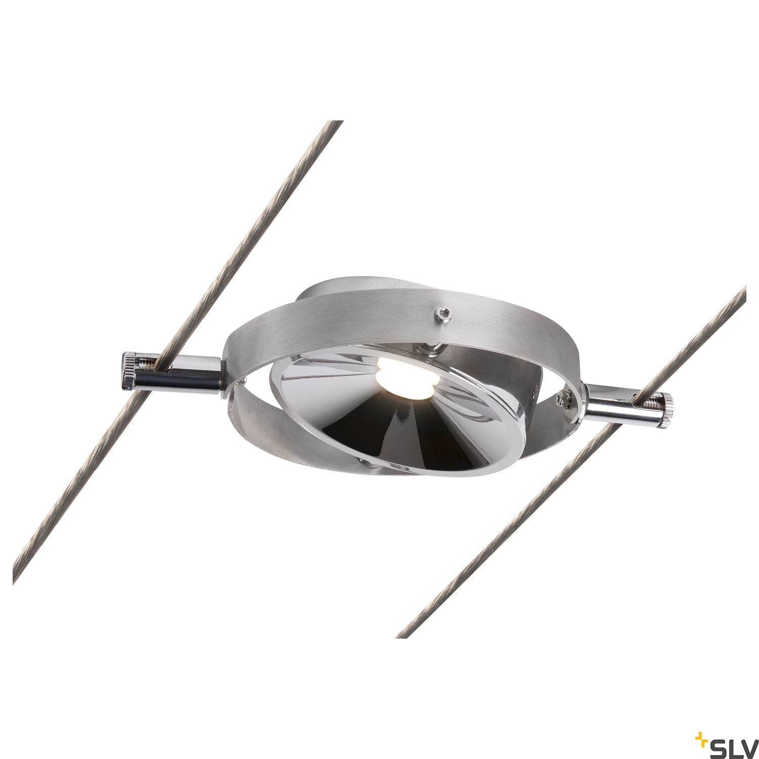 SLV DURNO cable luminaire for the TENSEO low voltage cable system 2700K chrome 1002863