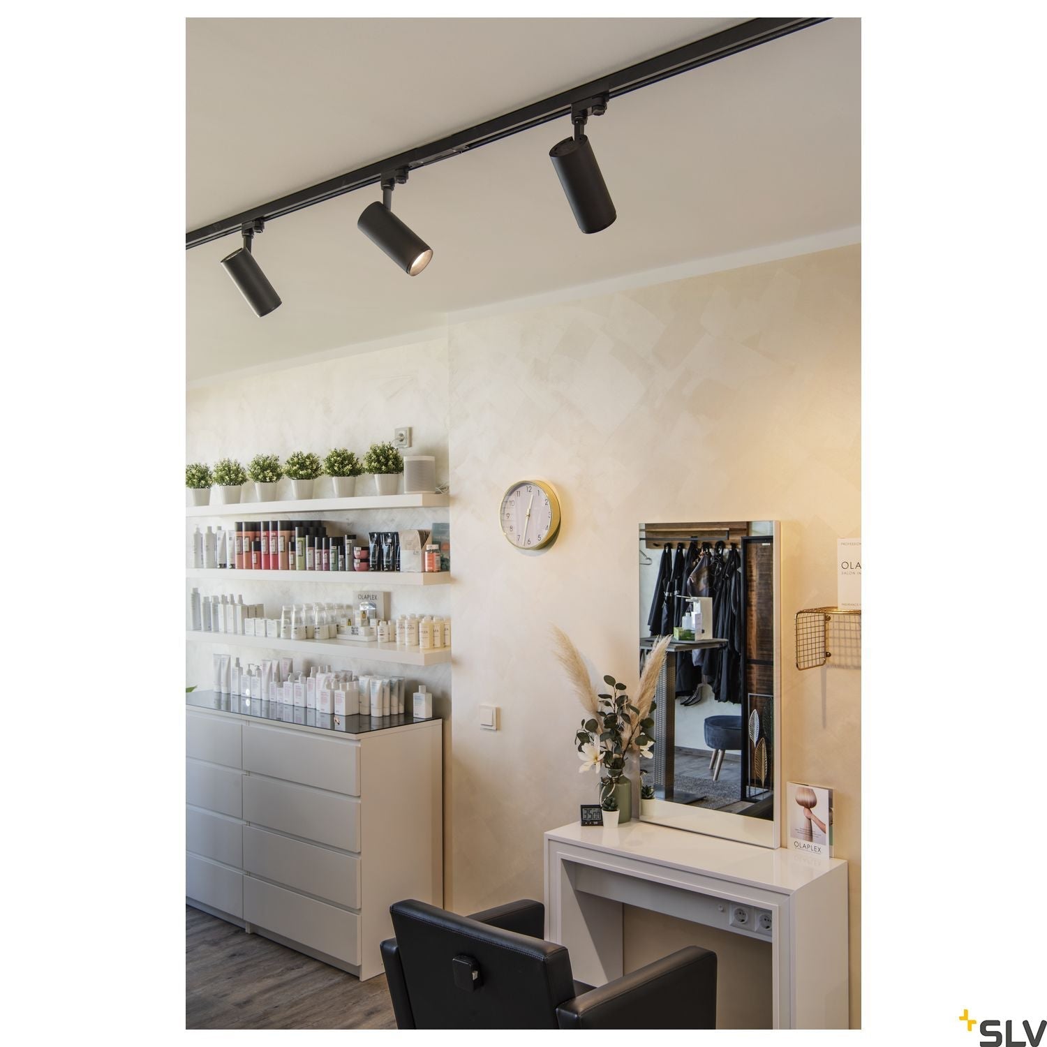 SLV 3~ NUMINOS Dimmable  3 phase system light black/black 3000K 36° 1004179