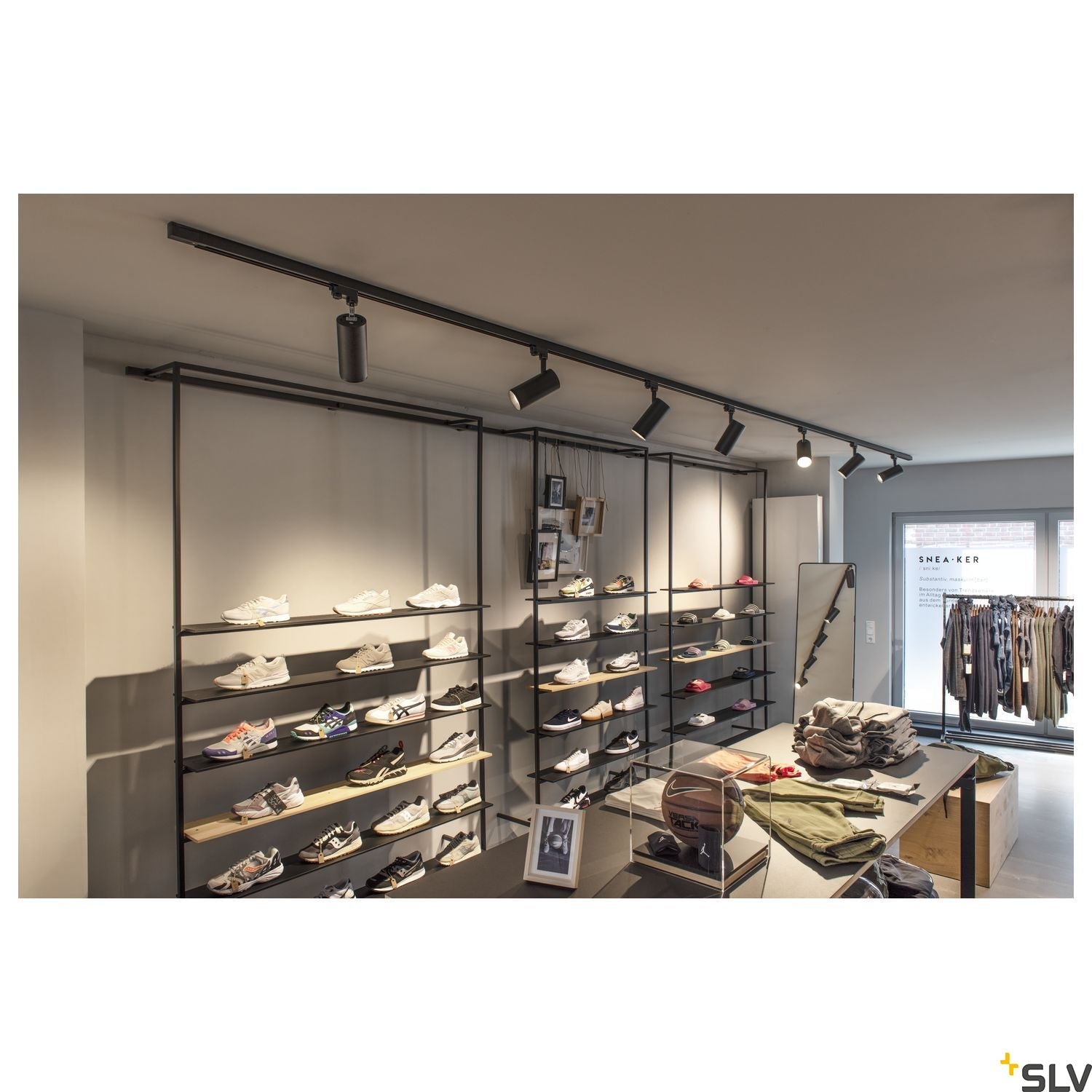 SLV 3~ NUMINOS Dimmable  3 phase system light black/black 3000K 36° 1004179