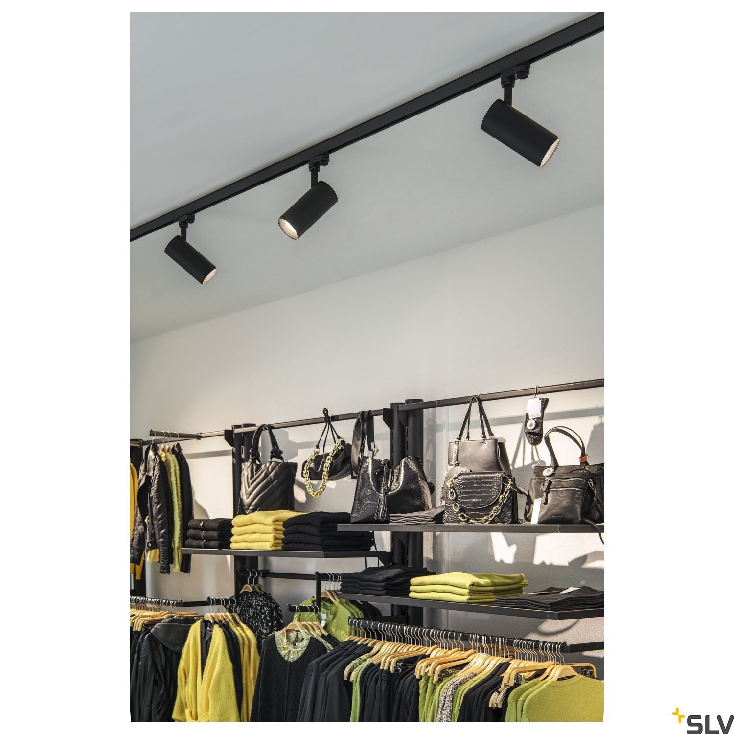 SLV 3~ NUMINOS Dimmable  3 phase system light black/black 4000K 60° 1004180