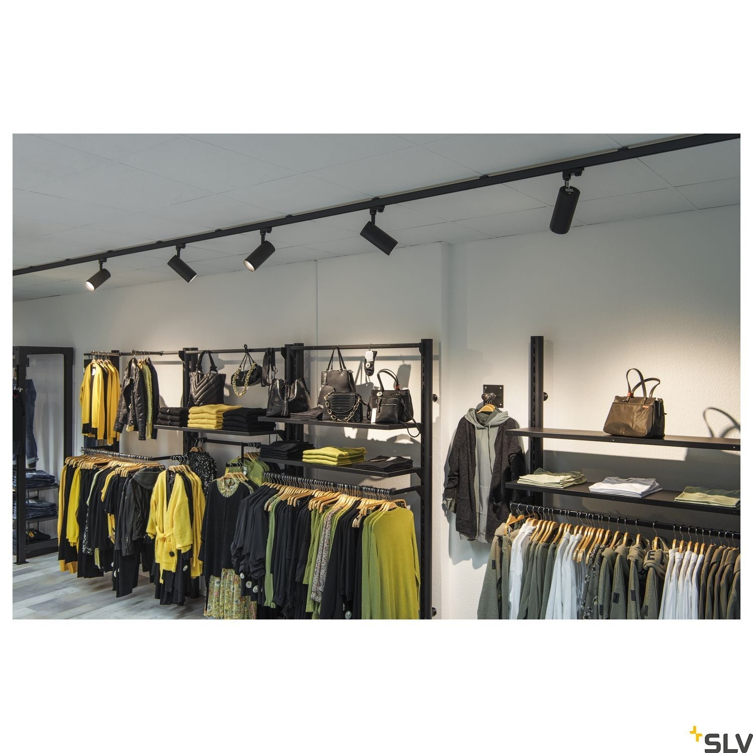 SLV 3~ NUMINOS Dimmable  3 phase system light black/black 4000K 60° 1004180