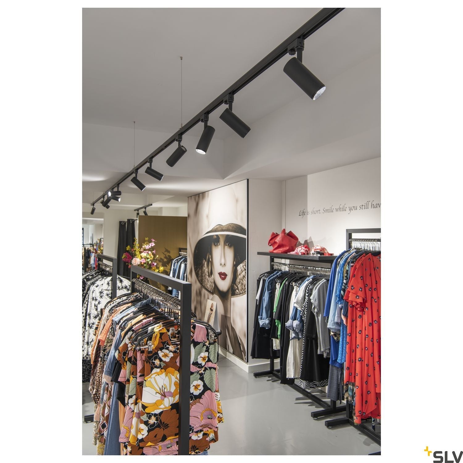 SLV 3~ NUMINOS Dimmable  3 phase system light black/black 4000K 36° 1004187