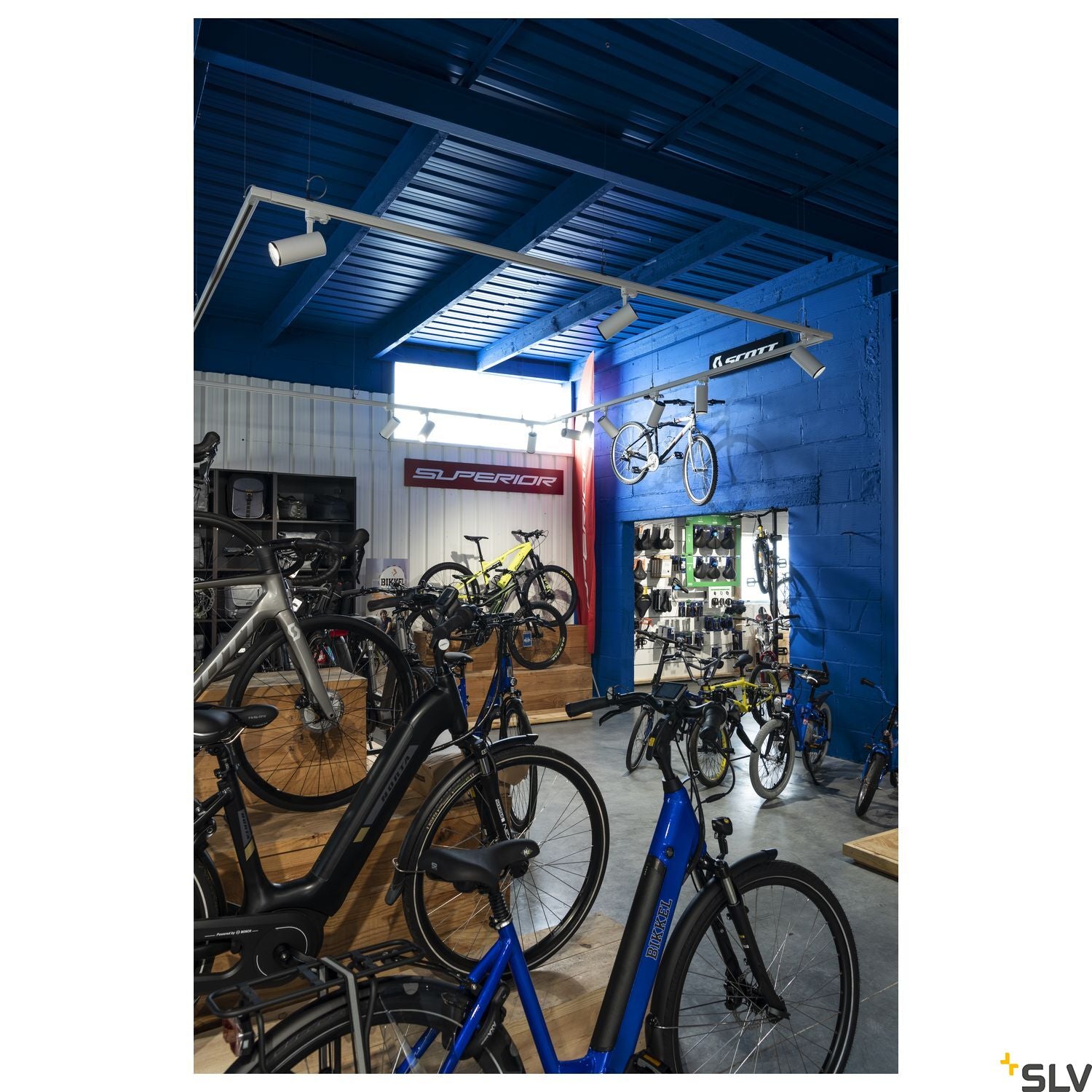 SLV 3~ NUMINOS Dimmable   3 phase system light white/black 4000K 36° 1004287