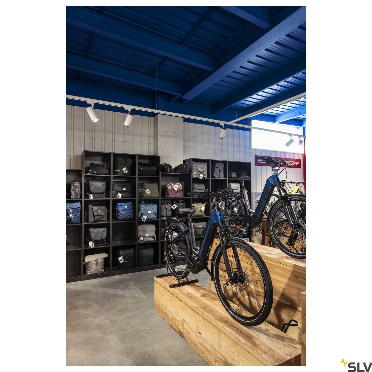 SLV 3~ NUMINOS Dimmable   3 phase system light white/black 4000K 60° 1004288