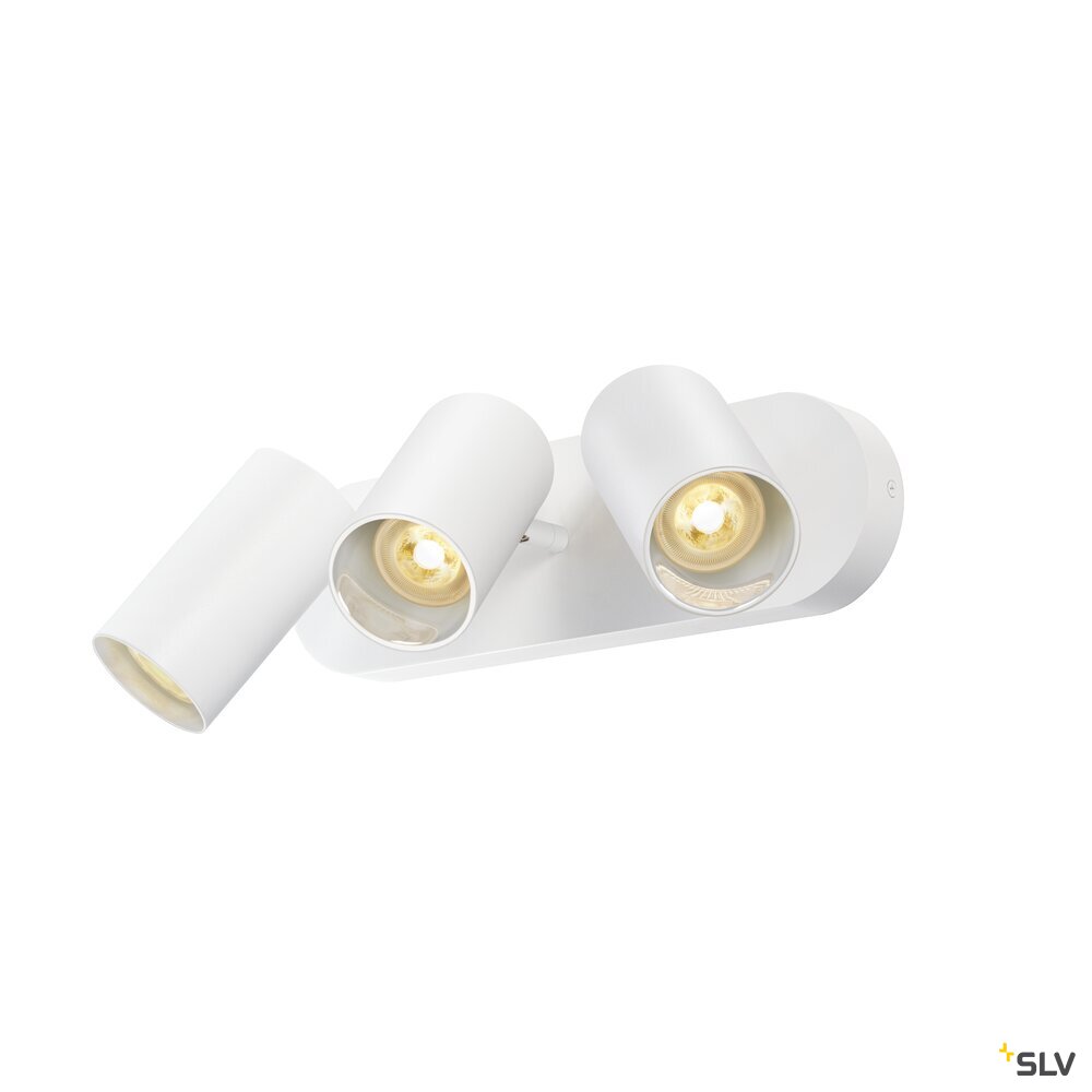 SLV ASTO TUBE, ceiling-mounted light, cylindrical, max. 3x10W, white 1006428