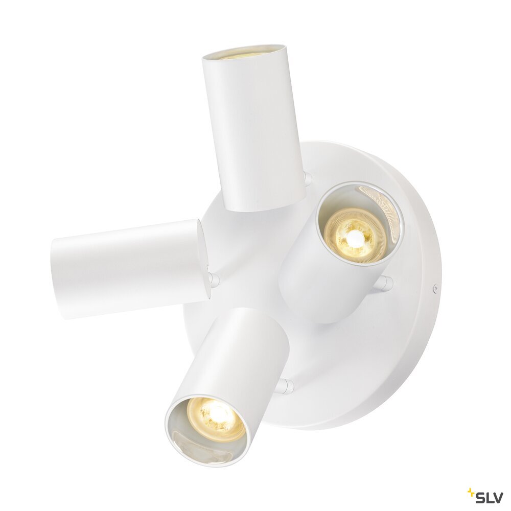 SLV ASTO TUBE, ceiling-mounted light, cylindrical, max. 4x10W, white 1006430