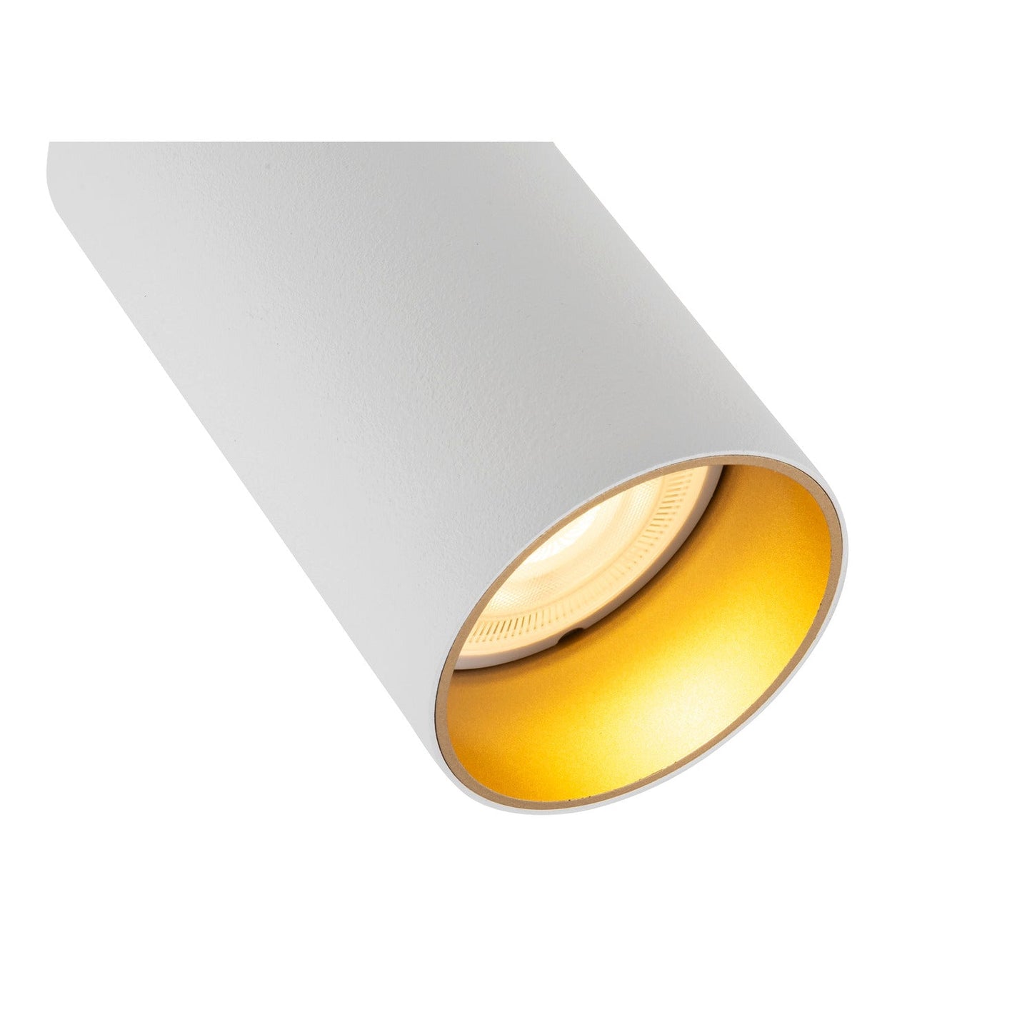 SLV KAMI, ceiling-mounted light, 3x max. 10 W, GU10, white/gold 1007734