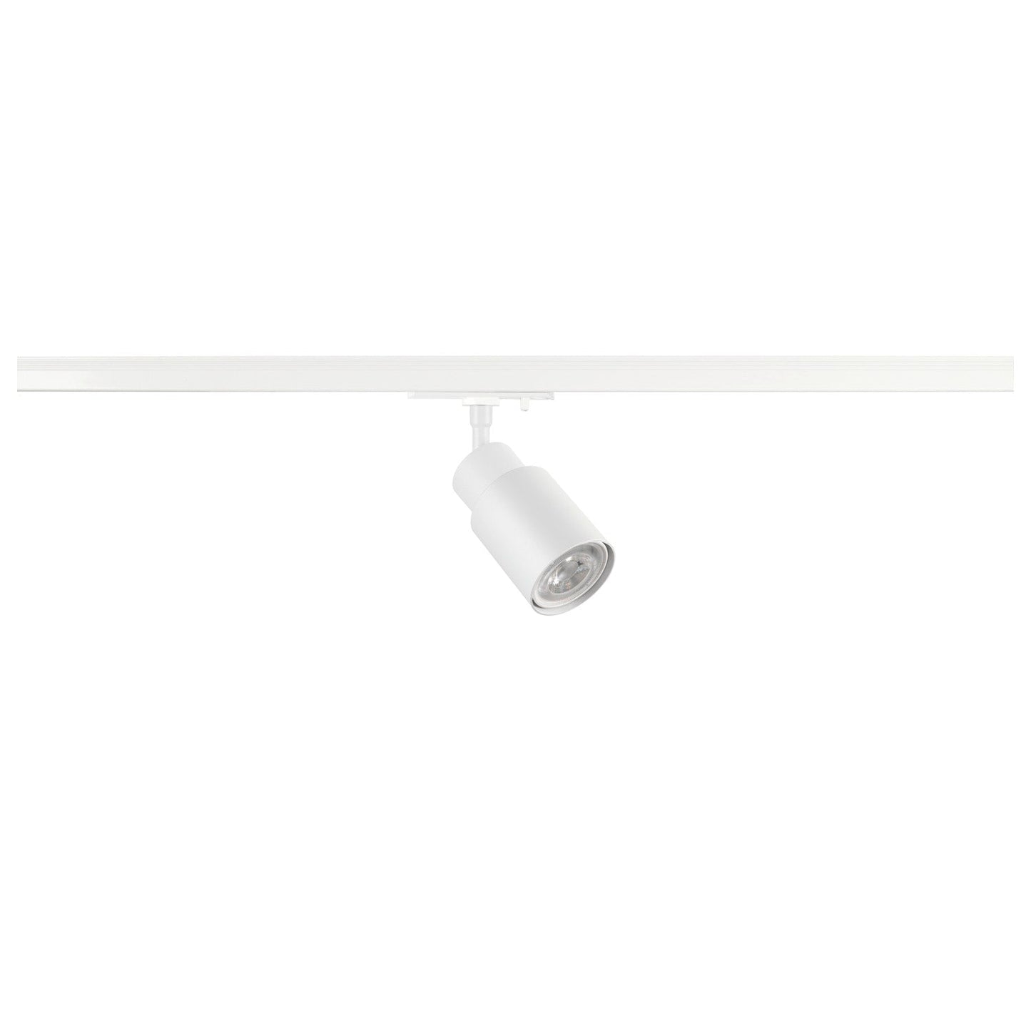 White Tube Track Spot, SLV PURI 2.0 Tube, GU10, for Single Circuit White Track Lighting, 1008244