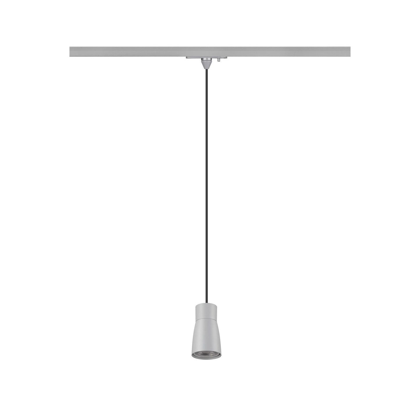 SLV PURI 2.0 Dome, 1~ Track pendant light, GU10, pendant length 200 cm, 1x max. 6 W, grey 1008265
