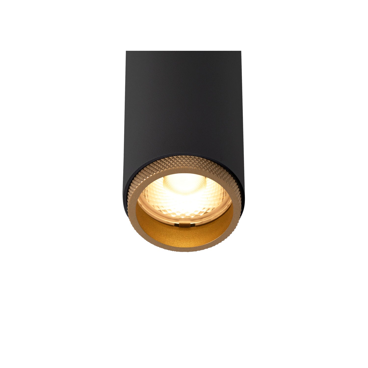 SLV GRIP! S, 1~ spot, cylindrical, 2000-3000 K, 11 W, dim-to-warm, PHASE, 29°, black / gold 1008402