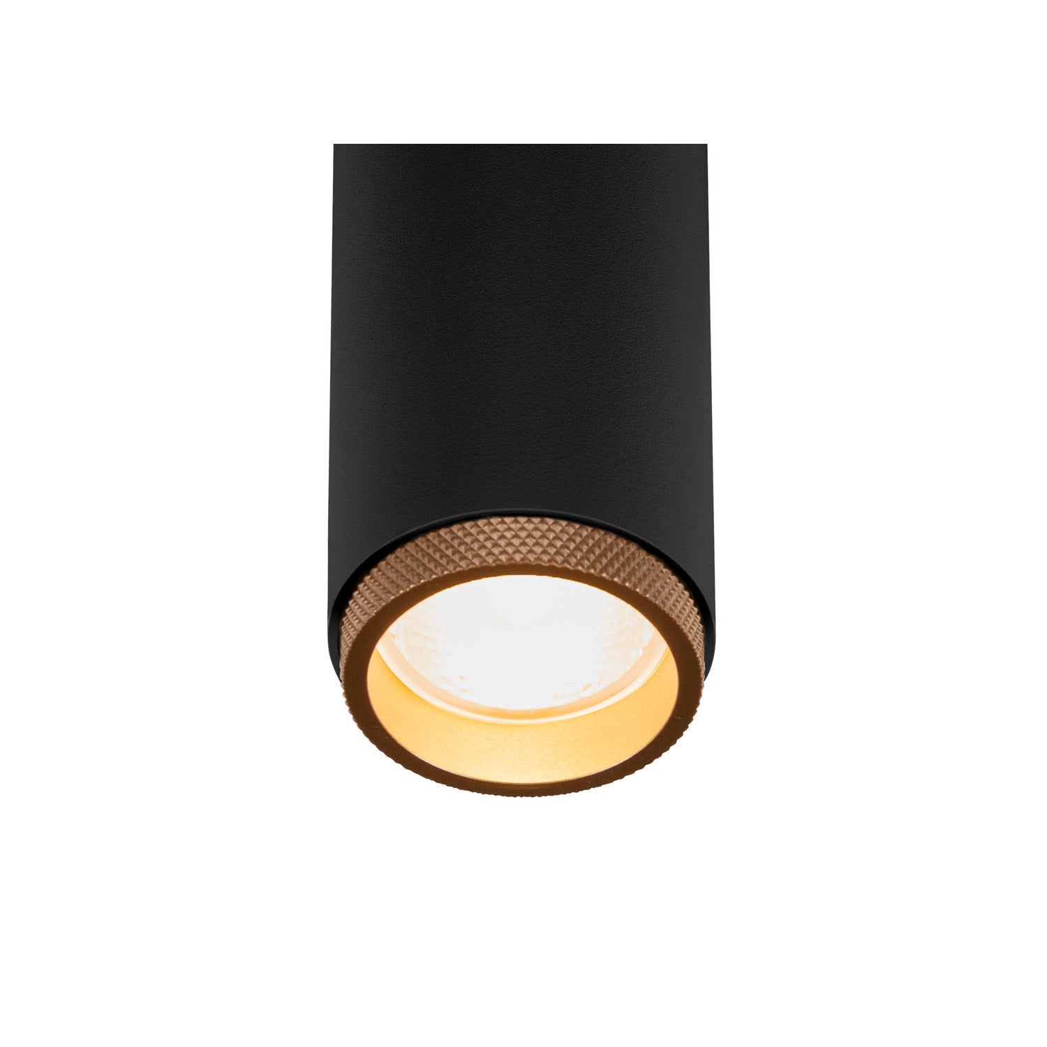 SLV GRIP! M, 3~track spot, cylindrical, 2700 K, 20 W, DALI, touch, 42°, black / gold 1008436