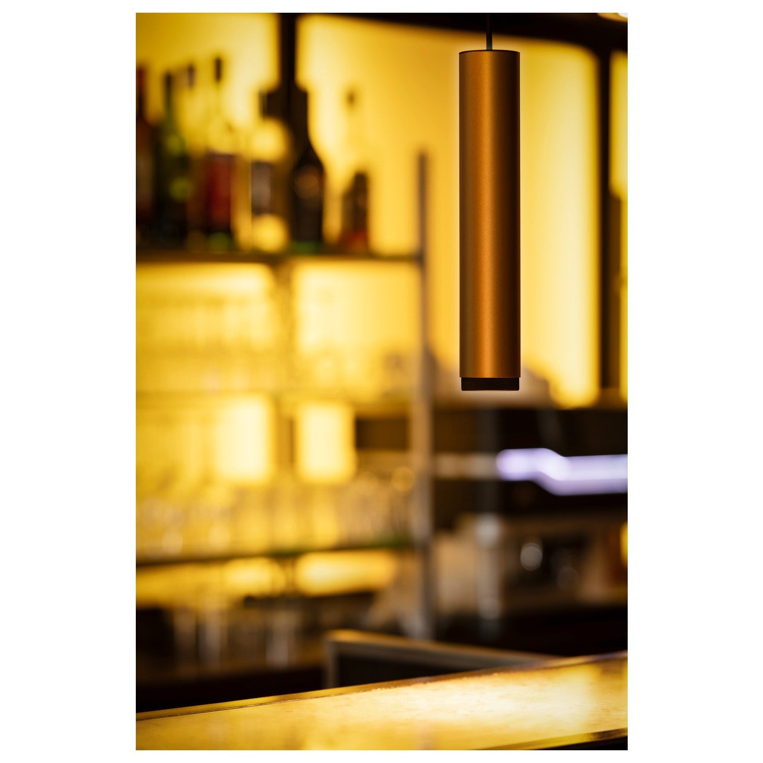 SLV GRIP! L, 1~ track pendant light, GU10, pendant length 200 cm, 1x max. 6 W, gold / black 1008473