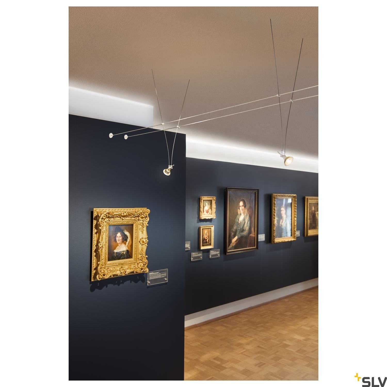 SLV ASMARA, for TENSEO low-voltage cable system, QR-C51, white, 1 pc 139071