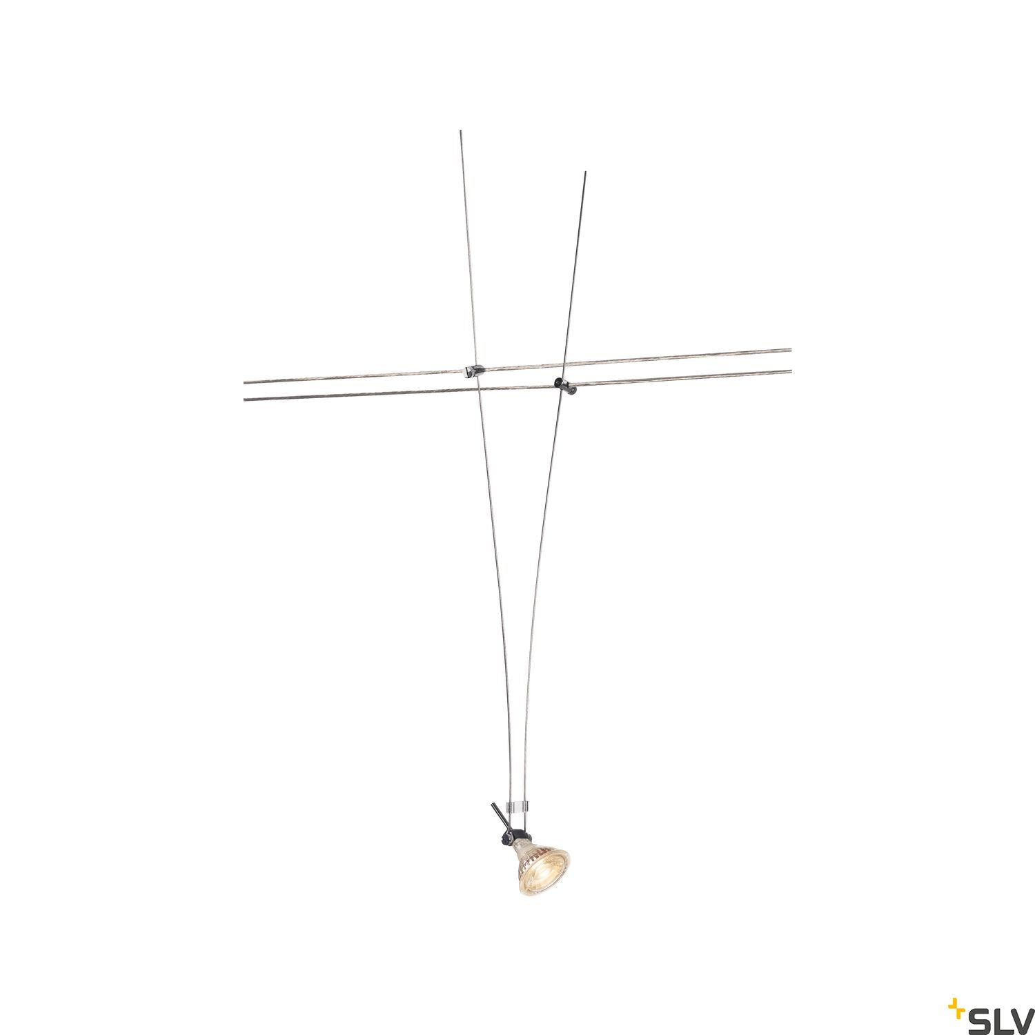 SLV ASMARA, for TENSEO low-voltage cable system, QR-C51, chrome, 1 pc 139072