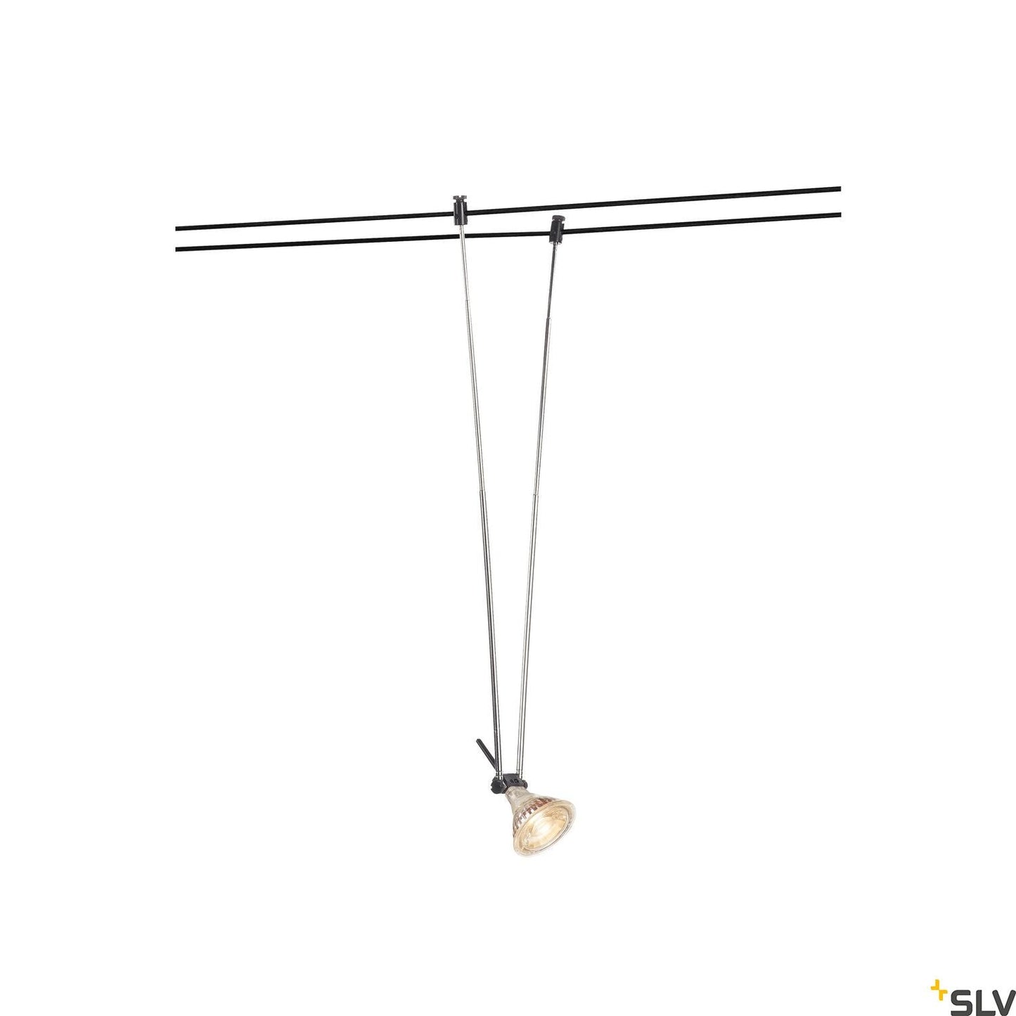 SLV TELESCOPIC, cable luminaire for TENSEO low-voltage cable system, QR-C51, black 139080