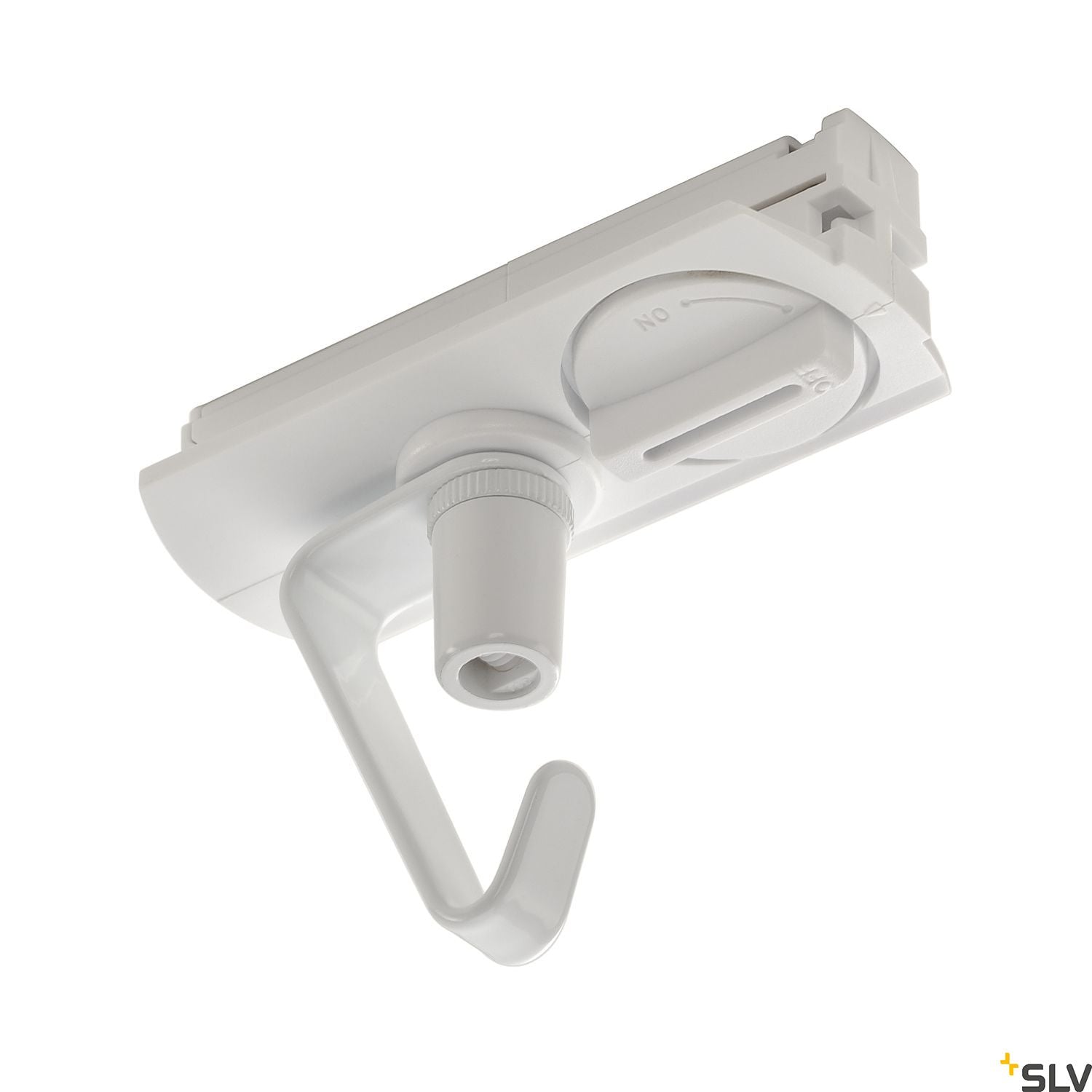 SLV Adapter for 1-circuit track, white, electrical, incl. hooks 143171