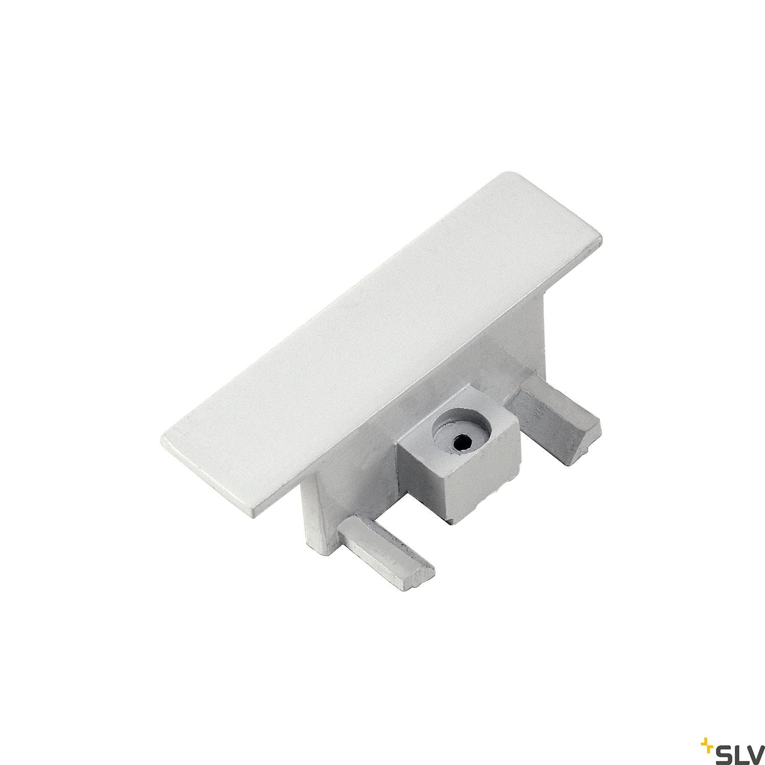 SLV End caps for 1-circuit track, recessed version, white, 2 pcs. 143281