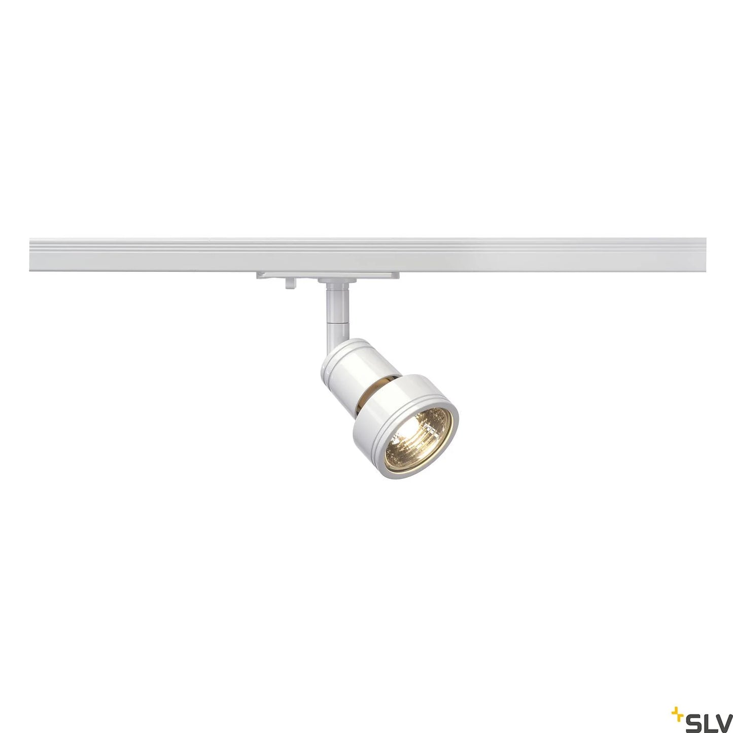 White Lamp Head Track Spot, SLV PURI, for Single Circuit White Track Lighting, 143391