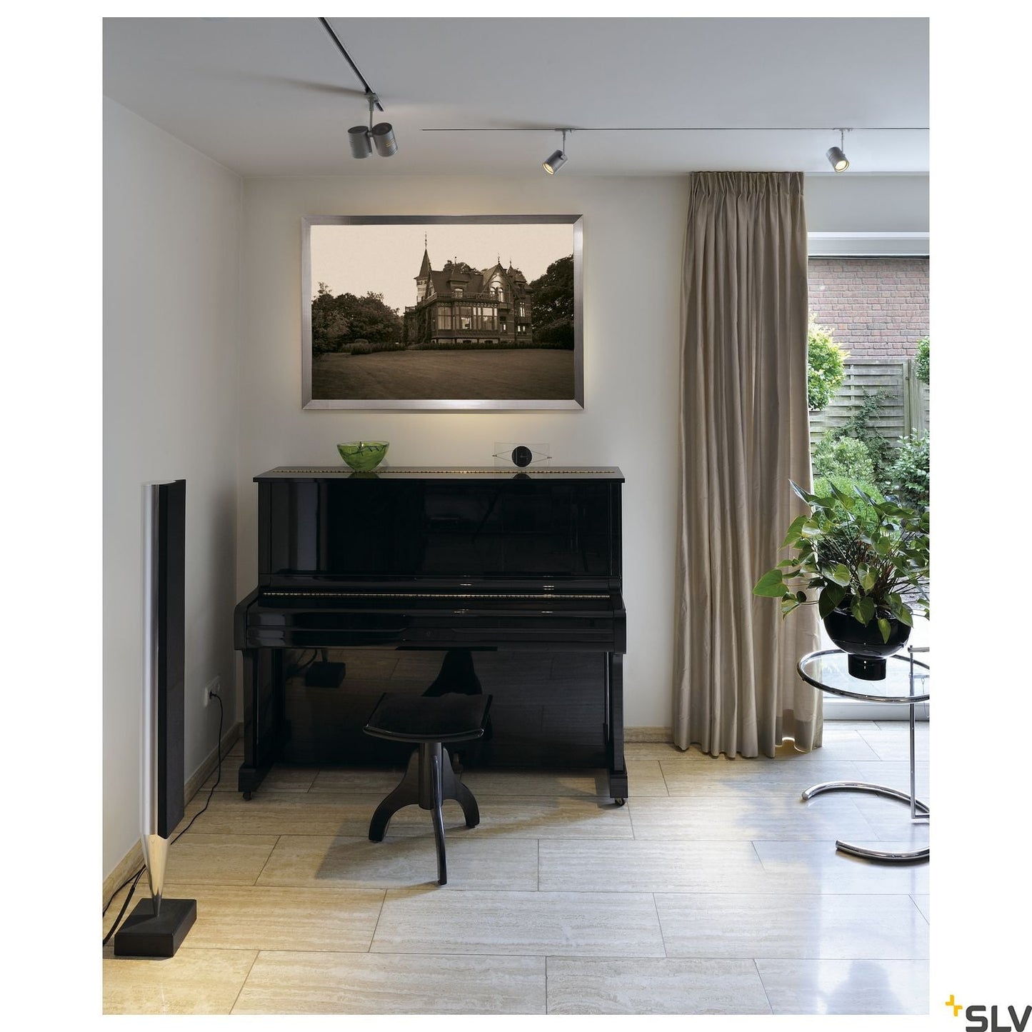 Silver-Grey Track Light Fitting SLV BIMA I GU10, 143442