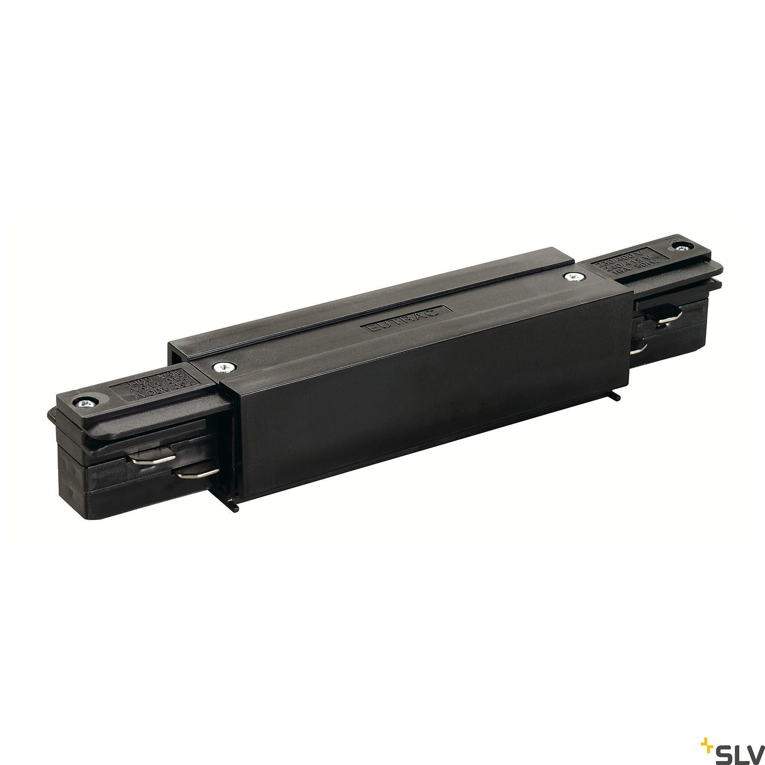 SLV EUTRAC longitudinal connector, with feed-in capability, black 145660