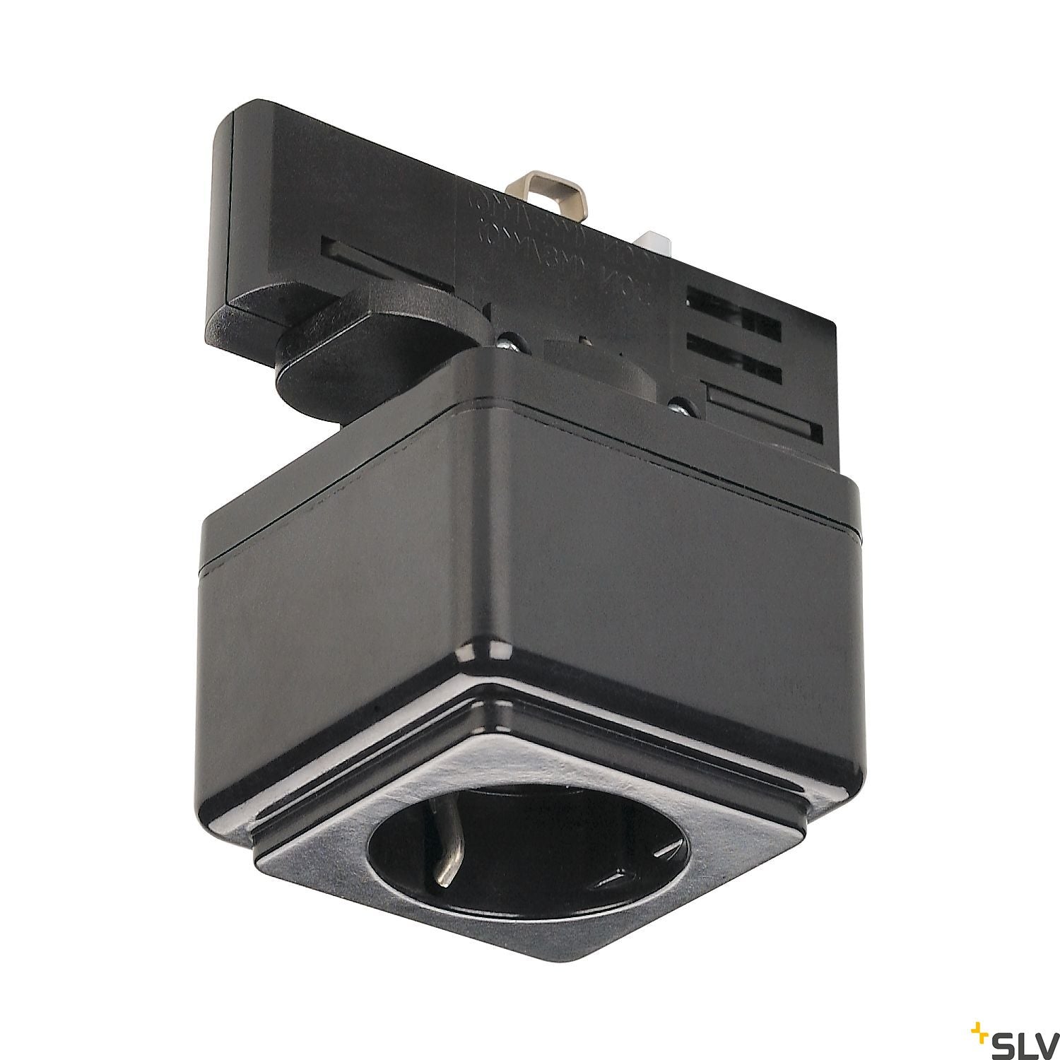 SLV EUTRAC power socket adapter, black 145700