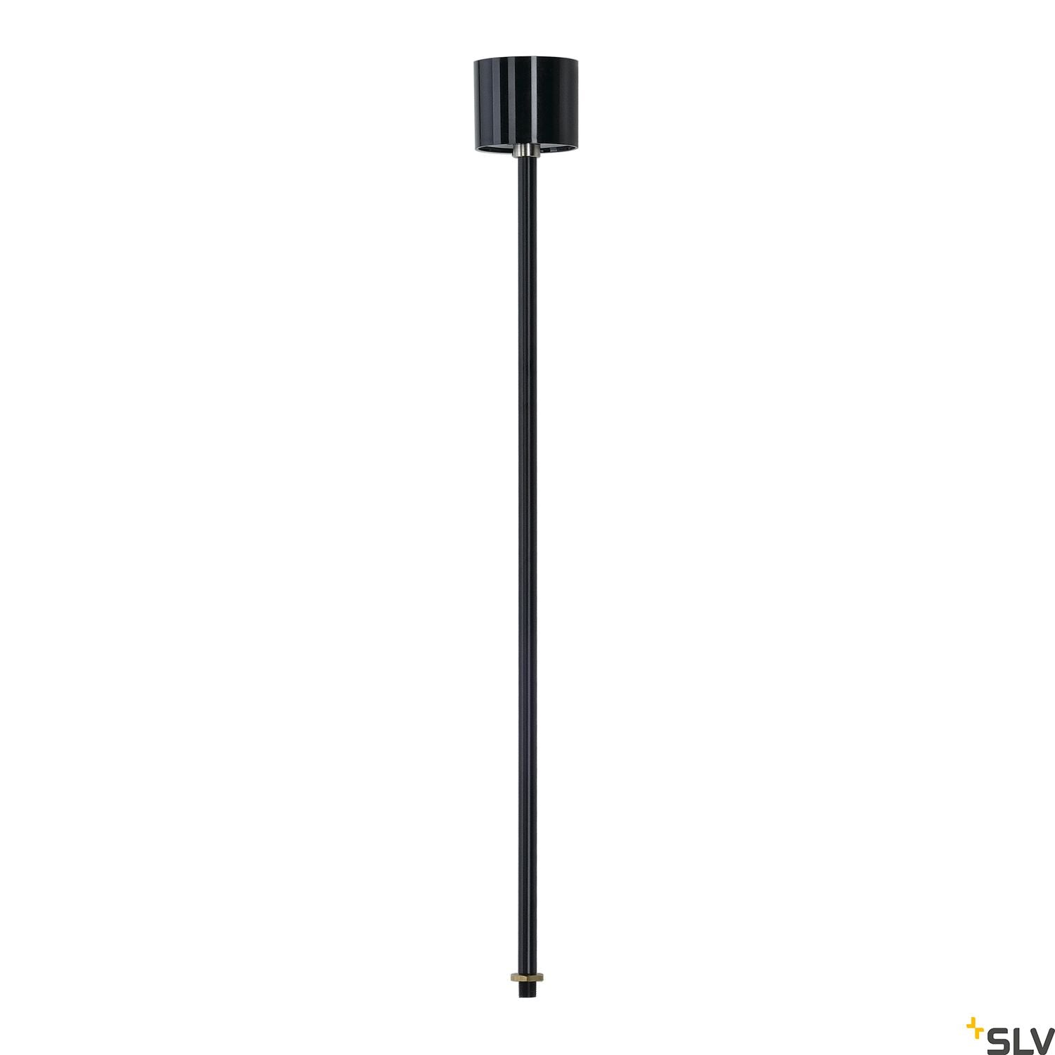 SLV EUTRAC pendant suspension for 3-circuit track, black, 60cm 145720