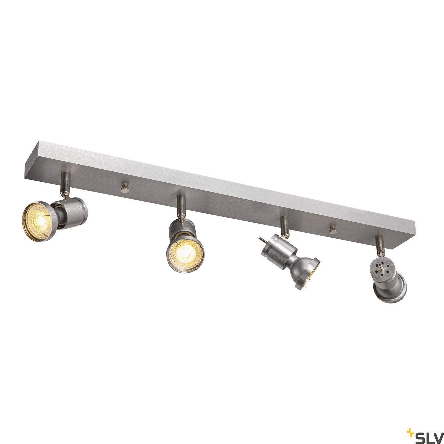 SLV ASTO IV wall and ceiling light , alu brushed, 4x GU10, max. 4x 75W 147444
