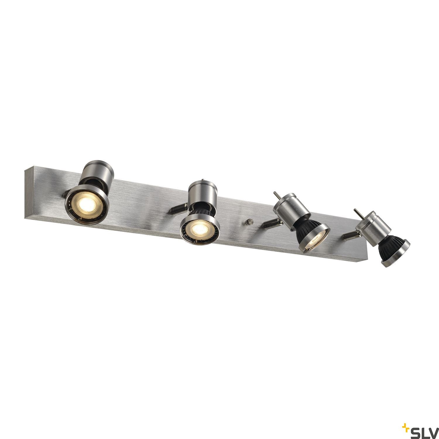 SLV ASTO IV wall and ceiling light , alu brushed, 4x GU10, max. 4x 75W 147444