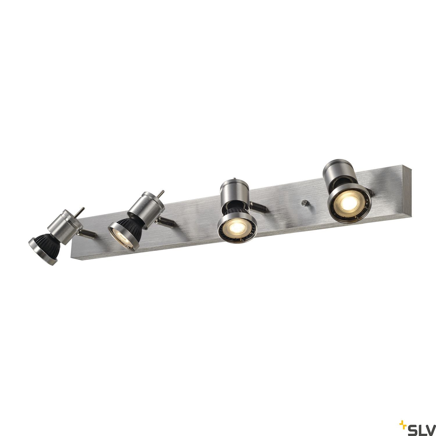 SLV ASTO IV wall and ceiling light , alu brushed, 4x GU10, max. 4x 75W 147444