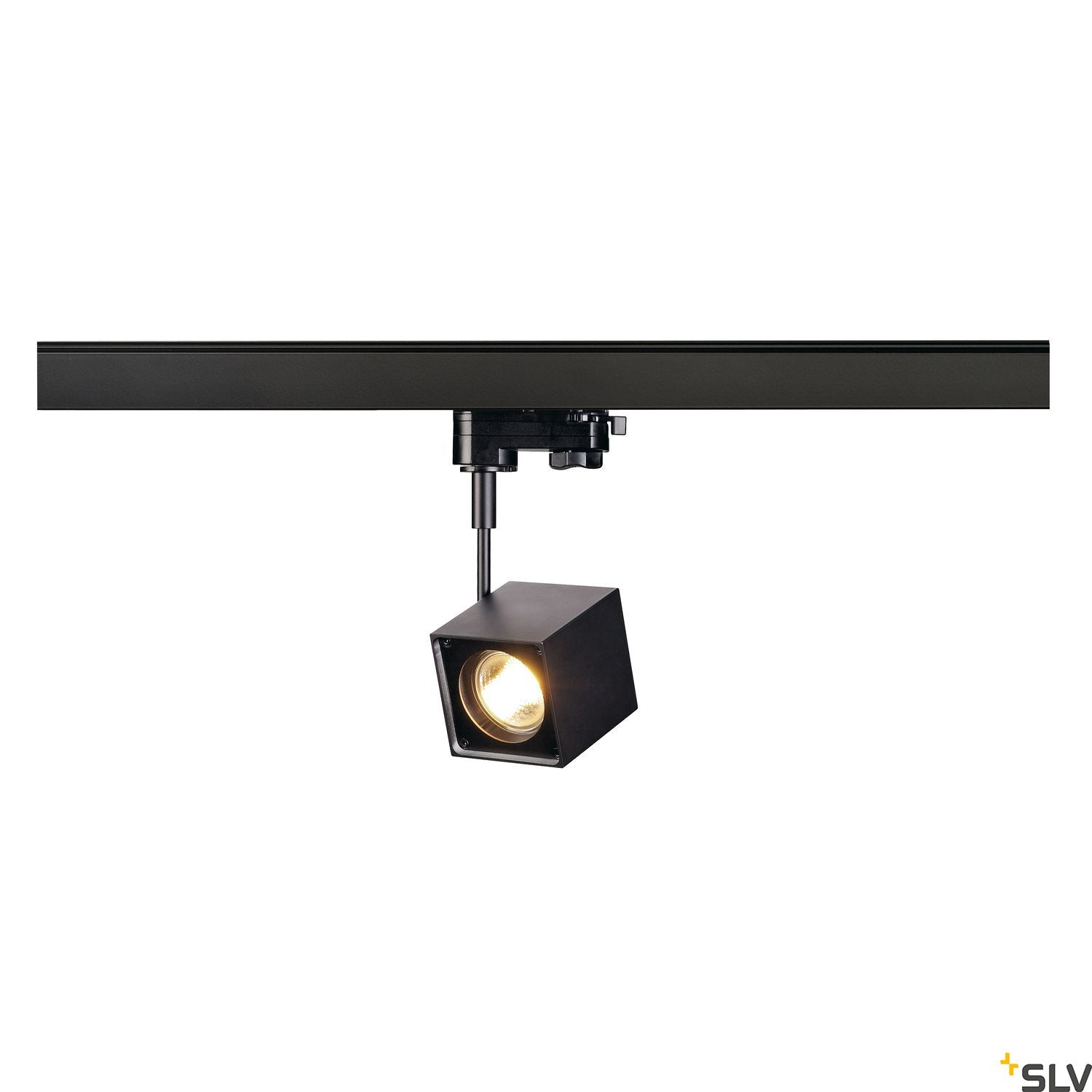 SLV ALTRA DICE SPOT, square, black , GU10, max. 50W, incl. 3-circuit adapter 152320