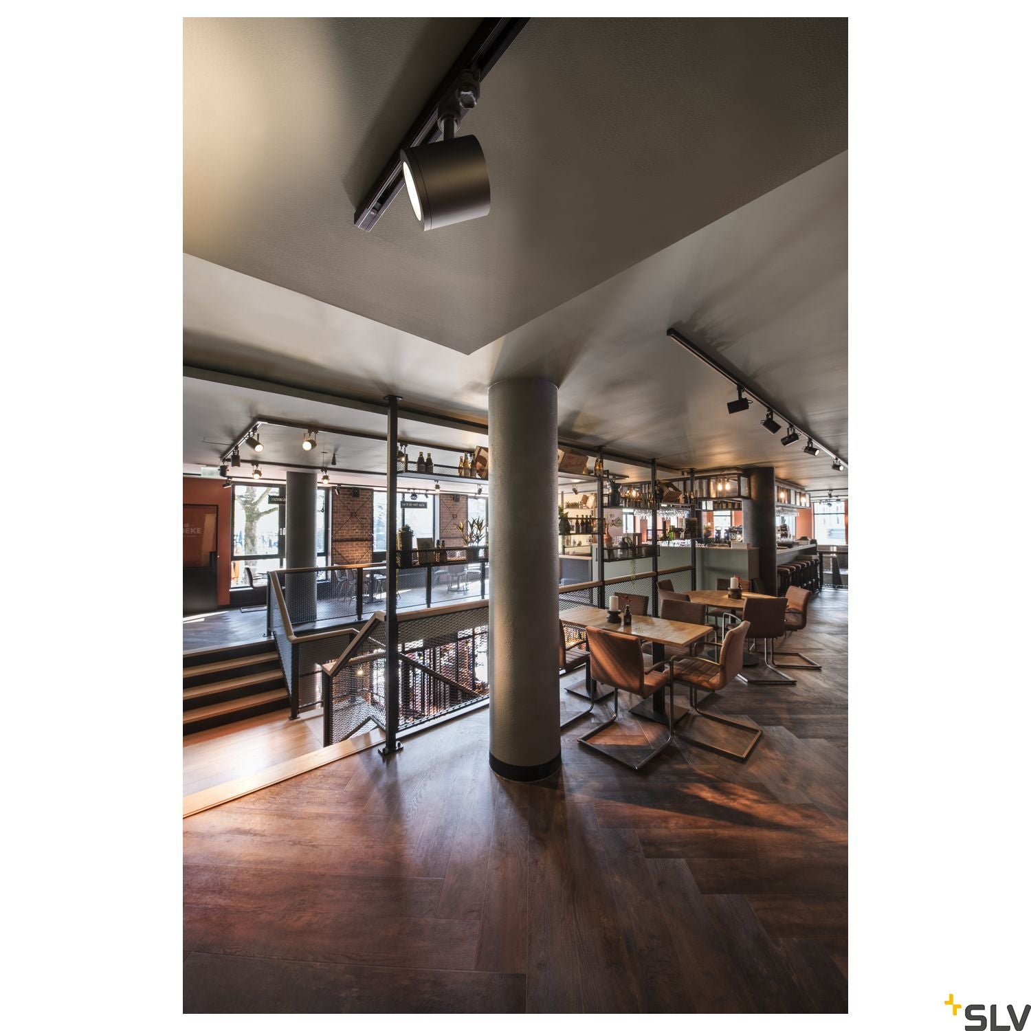 SLV ENOLA_C 9 SPOT, round, black, 9W, 3000K, 55°, incl. 3- circuit adapter 152430