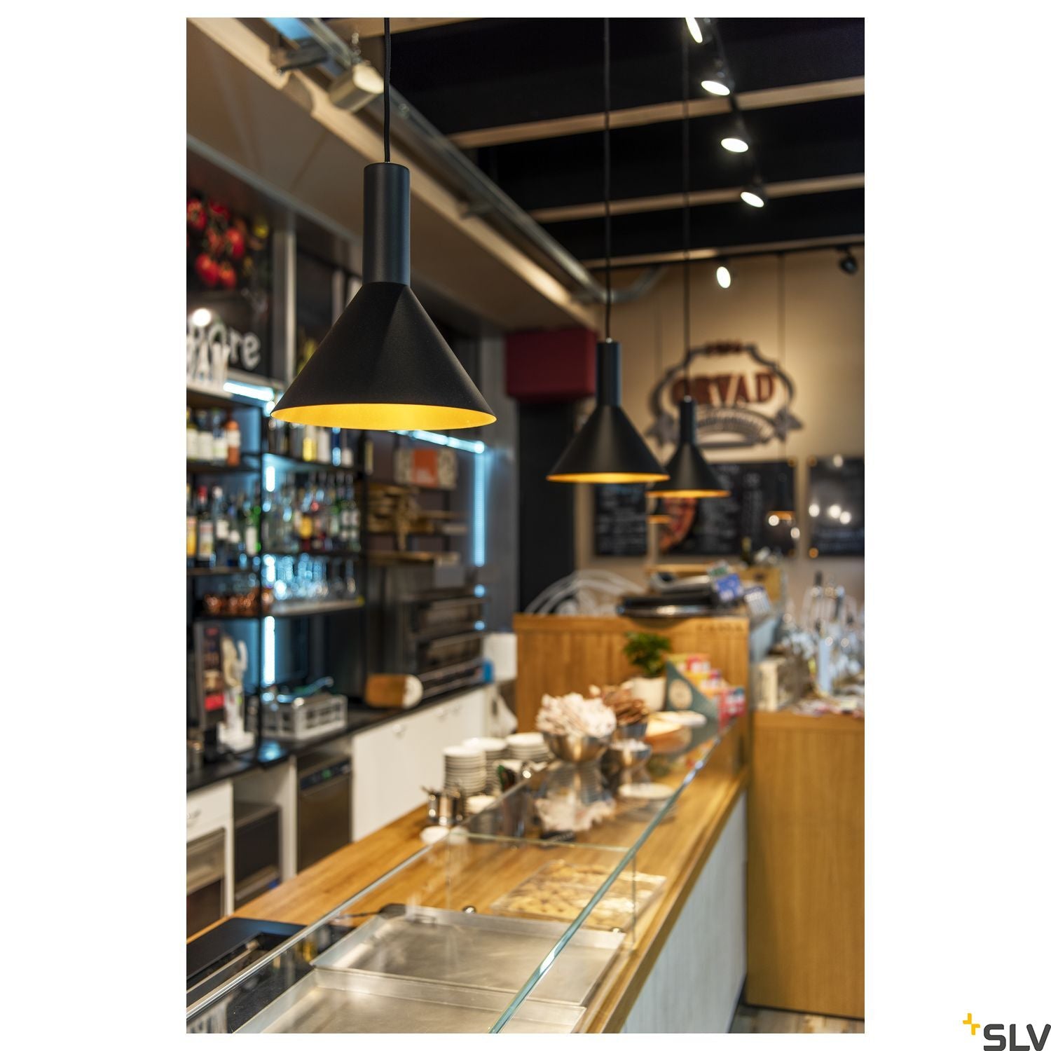 SLV AVO Spot incl. 3-circuit adapter , black, 1x GU10, max. 50W 152640